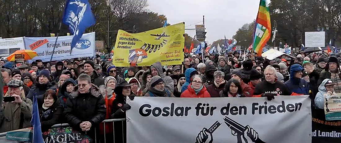 „Das ungenierte Kriegsgeschrei kann ich so nicht hinnehmen!“ – Nachgedanken zur Berliner Friedensdemonstration vom 25. November